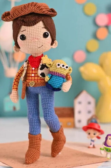Receita Woody Amigurumi