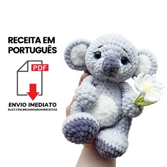 Receitas em PDF - Coala Amigurumi
