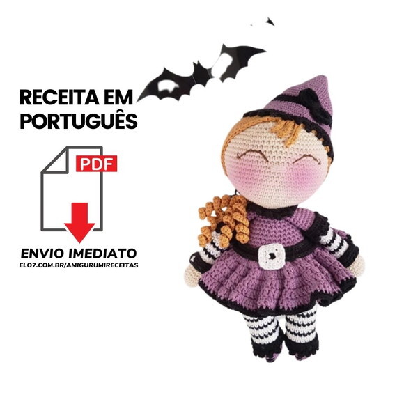 Receitas em PDF - Bruxinha Amigurumi
