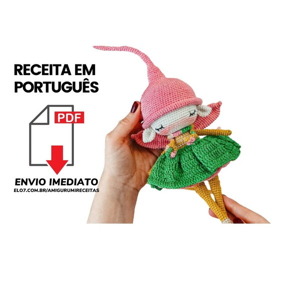 Receitas em PDF - Fada Amigurumi