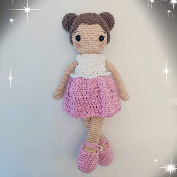 Receitas em PDF- Boneca Amigurumi