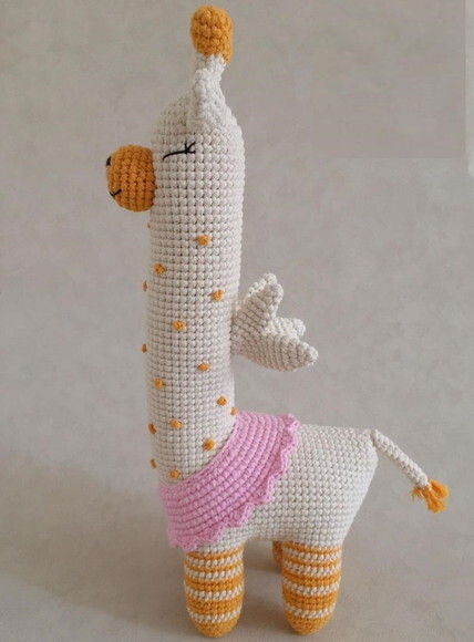 Receitas em PDF- Girafa Amigurumi