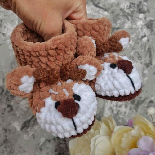 5 receitas pantufas amigurumi