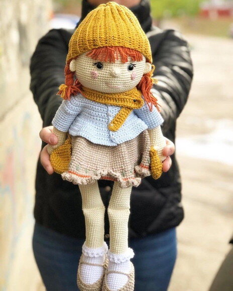 Boneca Amigurumi- Receitas de Amigurumi em pdf Português