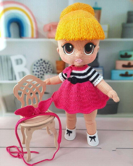 Boneca LoL Amigurumi- Receitas de amigurumi em PDF português