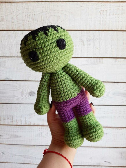 Hulk Amigurumi- Receitas de amigurumi em PDF port