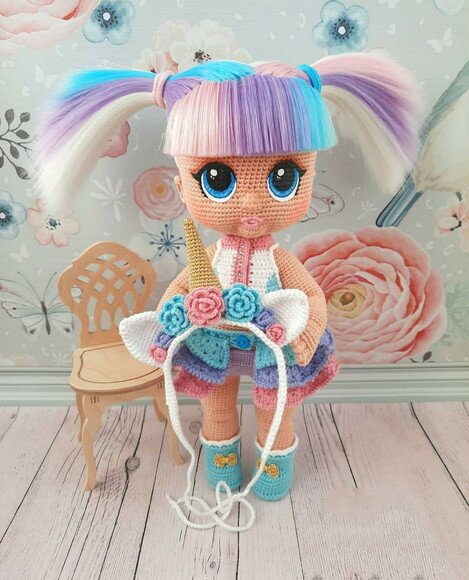 LoL Unicornio Amigurumi- Receitas de amigurumi em PDF port