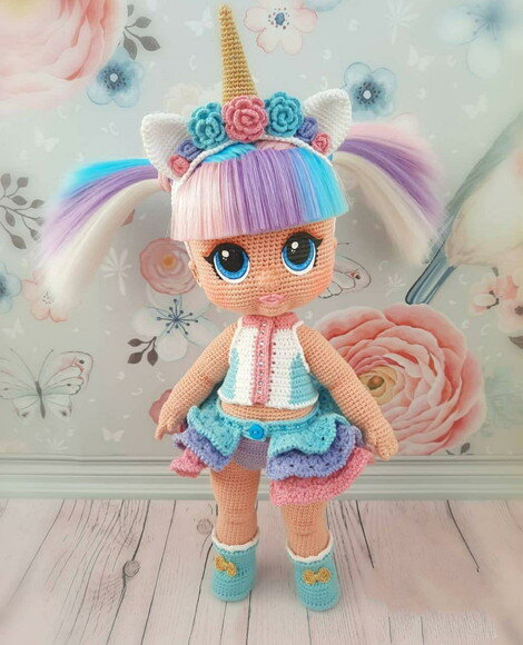 LoL Unicornio Amigurumi- Receitas de amigurumi em PDF port