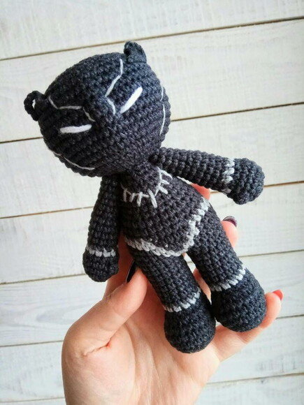 Pantera Negra Amigurumi- Receitas de amigurumi em PDF port