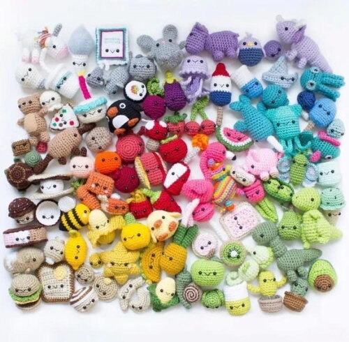 Receita 100 Chaveiros Amigurumi