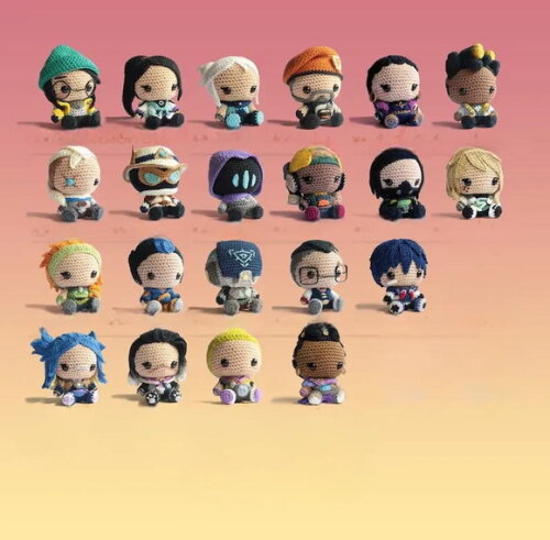 Receita 21 Personagens Valorant Amigurumi