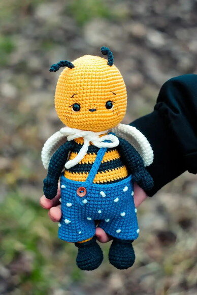 Receita Abelha Amigurumi