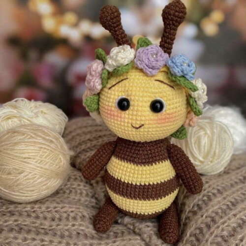 Receita Abelha Amigurumi