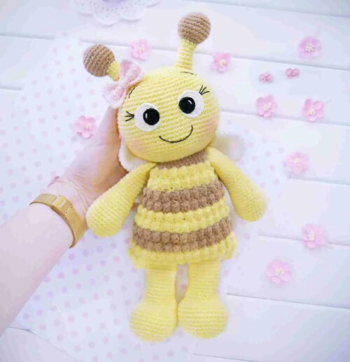 Receita Abelha Amigurumi