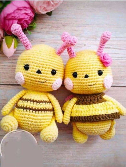 Receita Abelha Amigurumi
