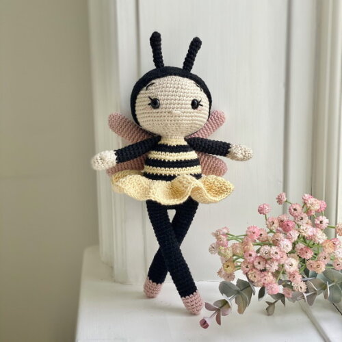 Receita Abelha Bailarina Amigurumi