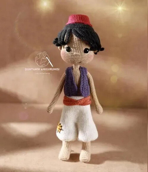 Receita Aladin Amigurumi