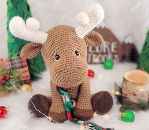 Receita Alce Amigurumi