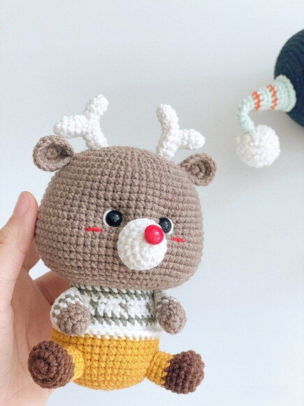 Receita Alce Amigurumi