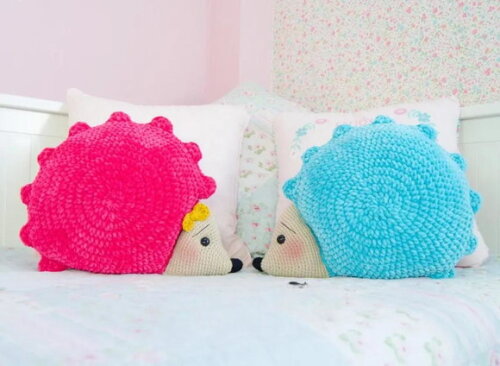 Receita Almofada Porco Espinho Amigurumi