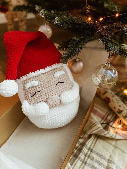 Receita Almofada Papai Noel Amigurumi