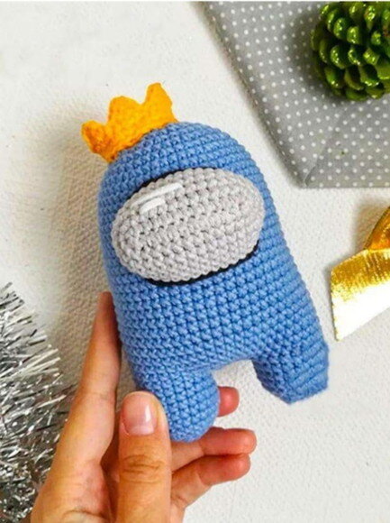 Receita Among Us Amigurumi