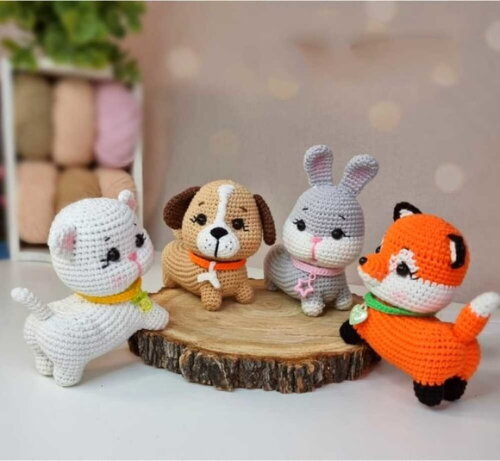 Receita Animais Safari Amigurumi