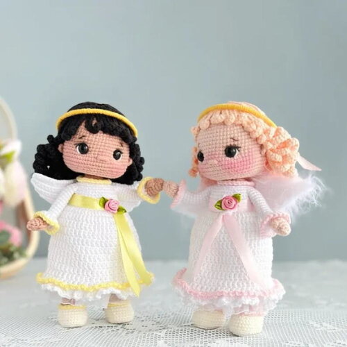 Receita Anjinhas Amigurumi