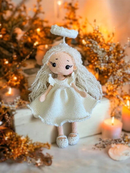 Receita Anjinha Amigurumi
