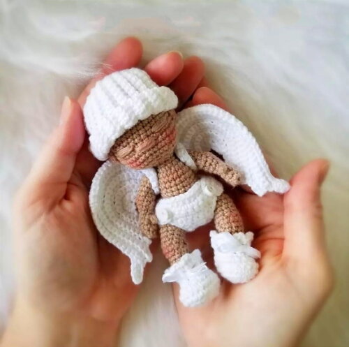 Receita Anjo Amigurumi