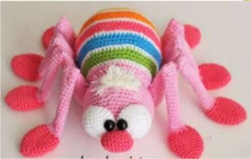 Receita Aranha Amigurumi