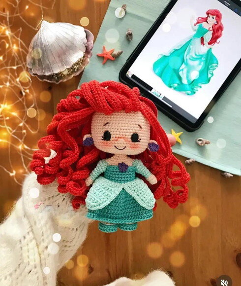 Receita Ariel Amigurumi