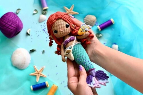 Receita Ariel Amigurumi