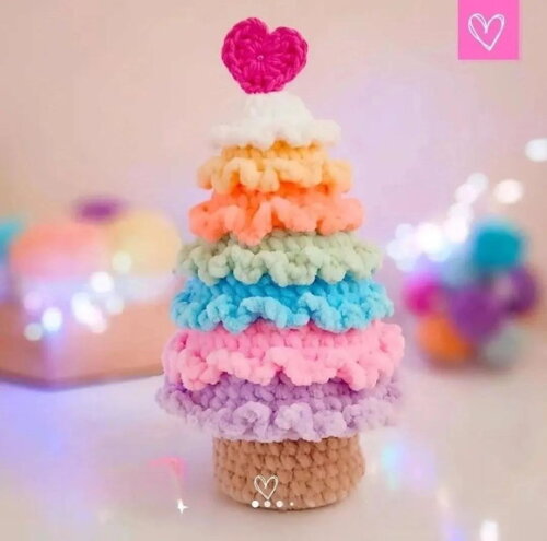 Receita Arvore de Natal Amigurumi