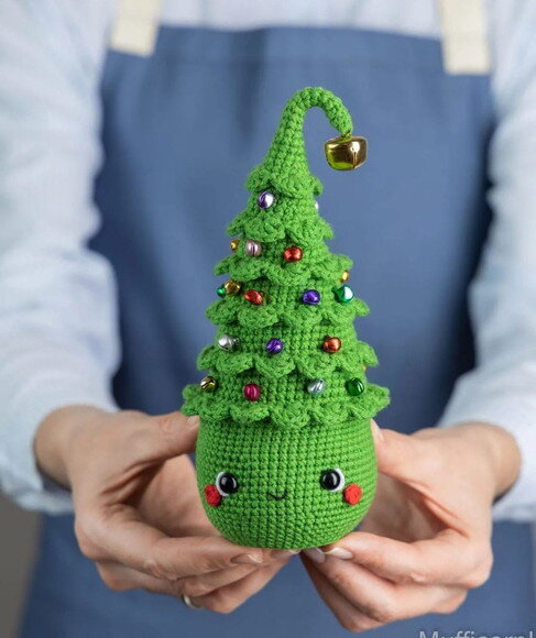 Receita Arvore de Natal Amigurumi