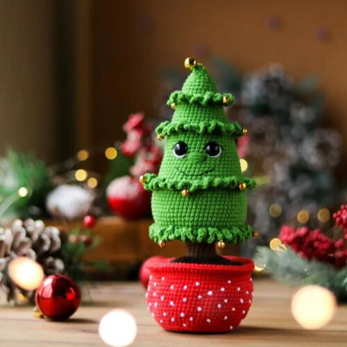 Receita Arvore de Natal Amigurumi