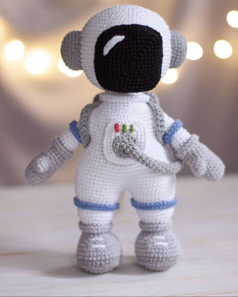 Receita Astronauta Amigurumi