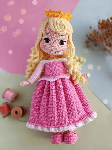 Receita Aurora Amigurumi