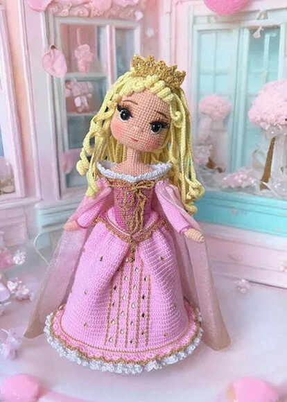 Receita Aurora Amigurumi