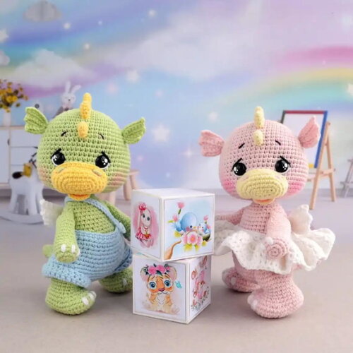 Receita Baby Dragão Amigurumi