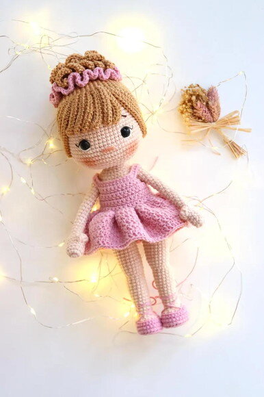 Receita Bailarina Amigurumi