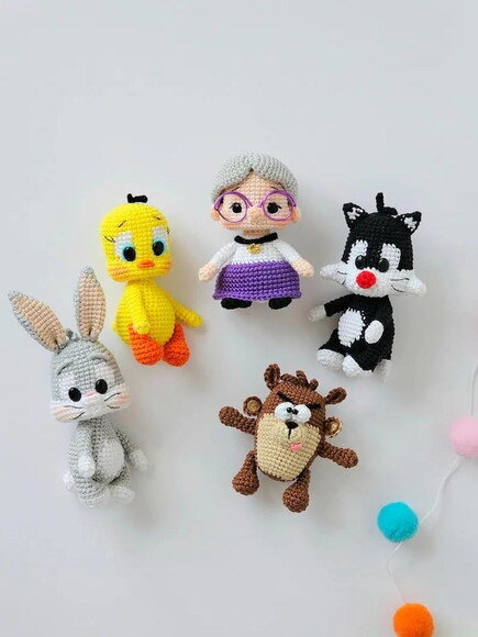 Receita Baby Looney Tunes Amigurumi