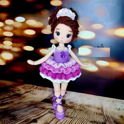 Receita Bailarina Amigurumi