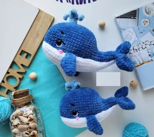 Receita Baleia Amigurumi