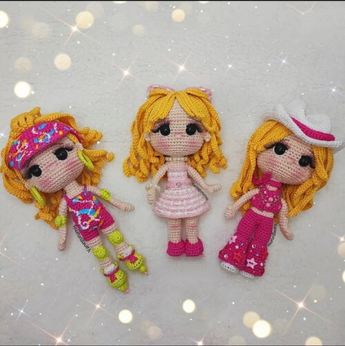 Receita Barbie Amigurumi