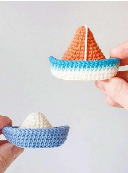 Receita Barco Amigurumi