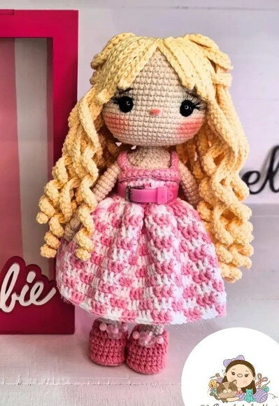 Receita Barbie Amigurumi