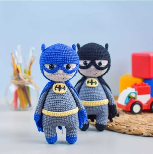Receita Batman Amigurumi