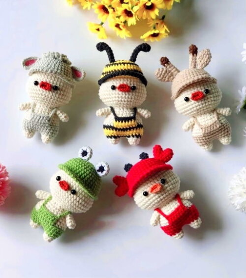 Receita Bichinhos Amigurumi