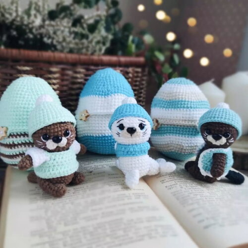 Receita Bichinhos no Ovo Amigurumi - Copia